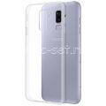 Чехол-накладка силиконовый для Samsung Galaxy J8 J810 (прозрачный 1.0мм)