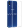 Чехол-накладка силиконовый для Samsung Galaxy M20 M205 (прозрачный 1.0мм)