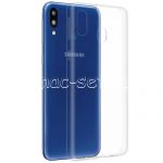 Чехол-накладка силиконовый для Samsung Galaxy M20 M205 (прозрачный 1.0мм)