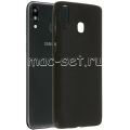 Чехол-накладка силиконовый для Samsung Galaxy M20 M205 (черный 1.2мм)
