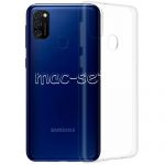 Чехол-накладка силиконовый для Samsung Galaxy M21 M215 (прозрачный 1.0мм)