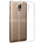 Чехол-накладка силиконовый для Samsung Galaxy Note 4 N910 (прозрачный 1.0мм)