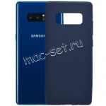 Чехол-накладка силиконовый для Samsung Galaxy Note 8 N950 (синий 1.0мм) матовый