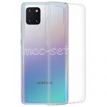 Чехол-накладка силиконовый для Samsung Galaxy Note 10 Lite N770 (прозрачный 1.0мм)