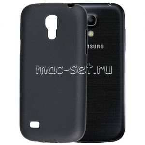 Чехол-накладка силиконовый для Samsung Galaxy S4 mini I9190 / I9192 / I9195 (черный 1.2мм)