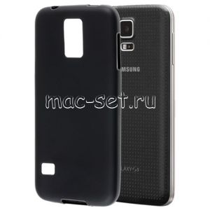 Чехол-накладка силиконовый для Samsung Galaxy S5 G900 (черный 1.2мм)