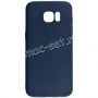 Чехол-накладка силиконовый для Samsung Galaxy S7 edge G935 (синий 1.0мм) матовый