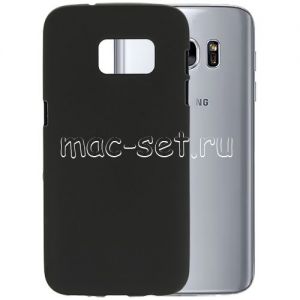 Чехол-накладка силиконовый для Samsung Galaxy S7 G930 (черный 1.2мм)
