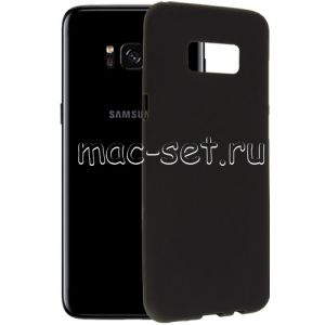 Чехол-накладка силиконовый для Samsung Galaxy S8 G950 (черный 1.2мм)