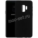 Чехол-накладка силиконовый для Samsung Galaxy S9 G960 (черный 1.0мм) матовый