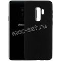Чехол-накладка силиконовый для Samsung Galaxy S9+ G965 (черный 1.0мм) матовый