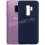 Чехол-накладка силиконовый для Samsung Galaxy S9+ G965 (синий 1.0мм) матовый