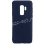 Синий силиконовый чехол Samsung Galaxy S9 Plus