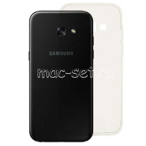 Чехол-накладка силиконовый для Samsung Galaxy A5 (2017) A520 (прозрачный 0.5мм)