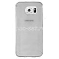 Чехол-накладка силиконовый для Samsung Galaxy S6 edge G925F (серый 0.5мм)