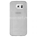 Чехол-накладка силиконовый для Samsung Galaxy S6 edge G925F (серый 0.5мм)