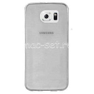 Чехол-накладка силиконовый для Samsung Galaxy S6 edge G925F (серый 0.5мм)