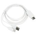 Кабель MHL HDMI для Samsung Galaxy S3 / S4 / Note 2 microUSB 11 pin (белый)