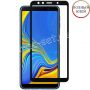 Защитное стекло для Samsung Galaxy A7 (2018) A750 [клеится на весь экран] 10D (черное)