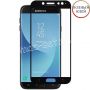 Защитное стекло для Samsung Galaxy J7 (2017) J730 [клеится на весь экран] 21D (черное)