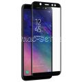 Защитное стекло 3D для Samsung Galaxy A6 (2018) A600 [изогнутое на весь экран] (черное)
