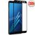 Защитное стекло 3D для Samsung Galaxy A8+ (2018) A730 [изогнутое на весь экран] (черное)