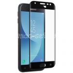 Защитное стекло 3D для Samsung Galaxy J3 (2017) J330 [изогнутое на весь экран] (черное)