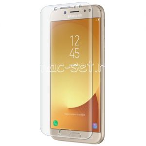 Защитное стекло 3D для Samsung Galaxy J7 (2017) J730 [изогнутое на весь экран] (прозрачное)