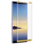 Защитное стекло 3D для Samsung Galaxy Note 8 N950 [изогнутое на весь экран] (золотистое)