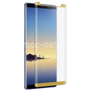 Защитное стекло 3D для Samsung Galaxy Note 8 N950 [изогнутое на весь экран] (золотистое)