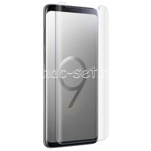 Защитное стекло 3D для Samsung Galaxy S9+ G965 [изогнутое] (прозрачное)