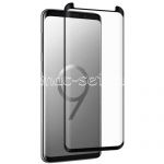 Защитное стекло 3D для Samsung Galaxy S9+ G965 [изогнутое] (черное)