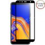 Защитное стекло для Samsung Galaxy J4+ J415 [клеится на весь экран] Premium (черное)