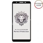 Защитное стекло для Samsung Galaxy A01 Core A013 [клеится на весь экран] Premium (черное)