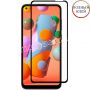 Защитное стекло для Samsung Galaxy A11 A115 [клеится на весь экран] Premium (черное)