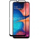 Защитное стекло для Samsung Galaxy A20 A205 [на весь экран] (черное)