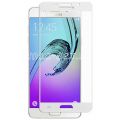 Защитное стекло для Samsung Galaxy A3 (2016) A310 [на весь экран] (белое)