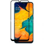 Защитное стекло для Samsung Galaxy A30 A305 [на весь экран] (черное)