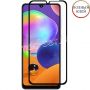 Защитное стекло для Samsung Galaxy A31 A315 [клеится на весь экран] Premium (черное)