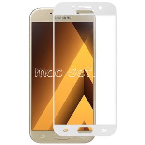 Защитное стекло для Samsung Galaxy A5 (2017) A520 [на весь экран] Red Line (белое)