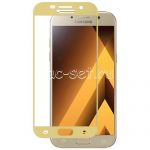 Защитное стекло для Samsung Galaxy A5 (2017) A520 [на весь экран] (золотистое)