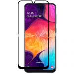 Защитное стекло для Samsung Galaxy A50 A505 [на весь экран] (черное)