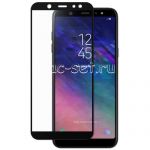 Защитное стекло для Samsung Galaxy A6 (2018) A600 [на весь экран] Red Line (черное)