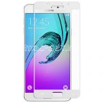 Защитное стекло для Samsung Galaxy A7 (2016) A710 [на весь экран] (белое)