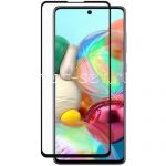 Защитное стекло для Samsung Galaxy A71 A715 [на весь экран] (черное)