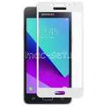 Защитное стекло для Samsung Galaxy J2 Prime G532 [на весь экран] (белое)