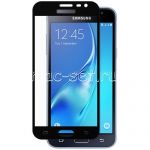 Защитное стекло для Samsung Galaxy J3 (2016) J320 [на весь экран] (черное)