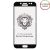 Защитное стекло для Samsung Galaxy J7 (2017) J730 [клеится на весь экран] Premium (черное)