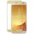 Защитное стекло для Samsung Galaxy J7 (2017) J730 [на весь экран] (золотистое)