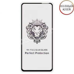 Защитное стекло для Samsung Galaxy M11 M115 [клеится на весь экран] Premium (черное)